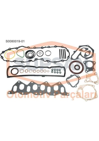 S0080019 -1 Motor Takım Conta Renault 19 Dizel Clıo Express Kangoo Megane Scenic 1.9d F8Q Yeni
