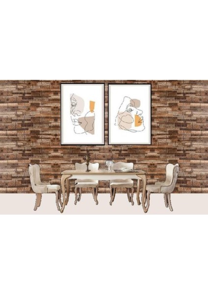 Kendinden Yapışkanlı Kreatif 70X38 cm Duvar Kağıdı Paneli NW108