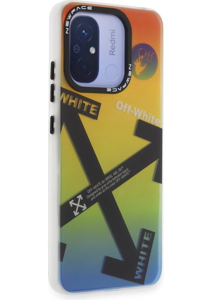 Newface Xiaomi Redmi 12C Kılıf Estoril Desenli Kapak - Estoril - 5