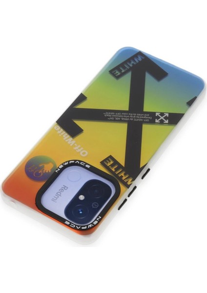 Newface Xiaomi Redmi 12C Kılıf Estoril Desenli Kapak - Estoril - 5