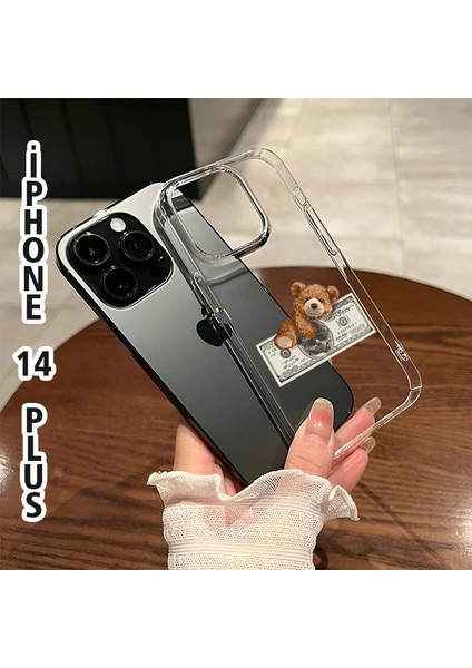Iphone 14 Plus Ayıcık Dolar Baskılı Telefon Kılıfı fiyatları