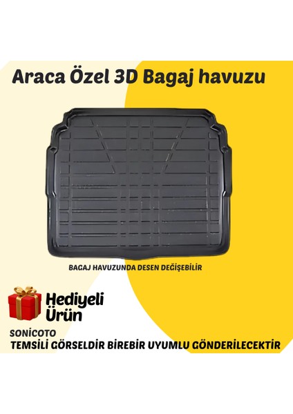 Mını One ve Cooper (R56 ve Mk Iı) 2006 ve 2014 3D Bagaj Havuzu