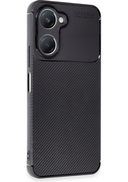 Newface Vivo Y18 Kılıf Auto Focus Karbon Kapak - Siyah fiyatları