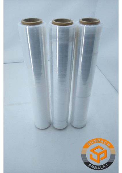 Streç Film 50CM x 300M 3 Adet, Şeffaf, 23 Mikron, 1600 Gr, Dayanıklı Eşya, Koli ve Palet Streci fiyatları
