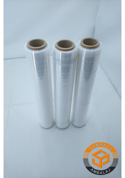 Streç Film 50CM x 300M 3 Adet, Şeffaf, 23 Mikron, 1600 Gr, Dayanıklı Eşya, Koli ve Palet Streci modelleri