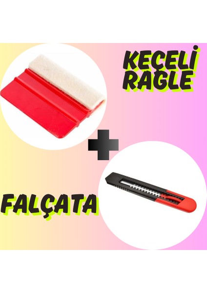 Keçeli Ragle ve Falçata Folyo Yapıştırma Aparatı