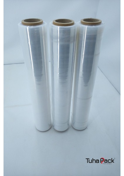 Streç Film 50CM x 300M 3 Adet, Şeffaf, 17 Mikron, 2500 Gr, Dayanıklı Eşya, Koli ve Palet Streci fiyatları