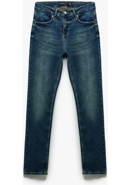 Pamuklu Normal Bel Slim Fit Jean Pantolon - Brad Jean