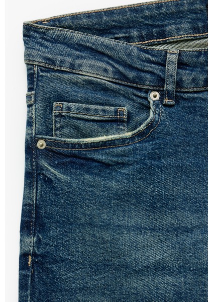 Pamuklu Normal Bel Slim Fit Jean Pantolon - Brad Jean fırsatları