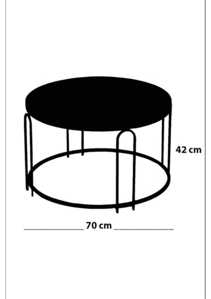 Lenka Zigon Orta Sehpa Takımı Yuvarlak Gümüş Metal 3+1 - Açık Ceviz Ahşap Lenka-Zigonorta-Gümüş fırsatları