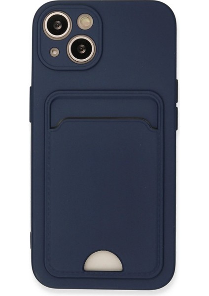 Newface iPhone 13 Kılıf Kelvin Kartvizitli Silikon - Lacivert