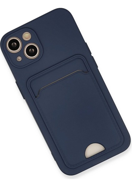 Newface iPhone 13 Kılıf Kelvin Kartvizitli Silikon - Lacivert modelleri