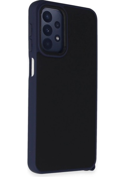 Newface Samsung Galaxy A23 4g Kılıf Elegant Kapak - Lacivert