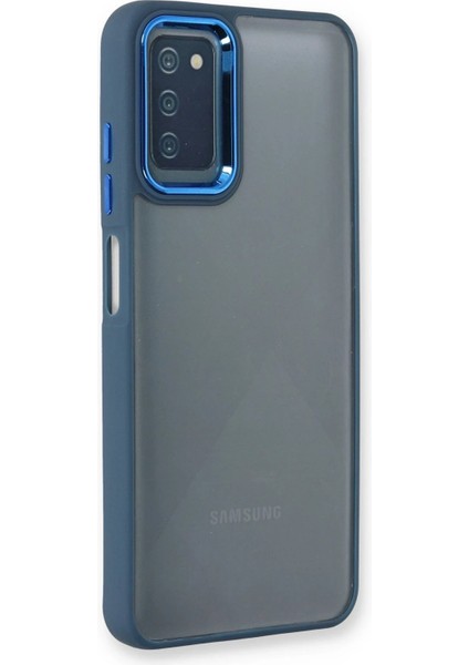 Newface Samsung Galaxy A03S Kılıf Dora Kapak - Mavi