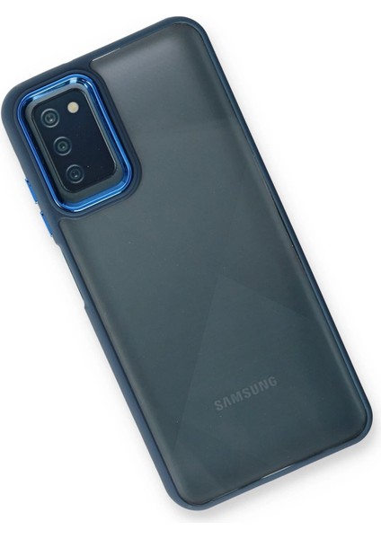 Newface Samsung Galaxy A03S Kılıf Dora Kapak - Mavi