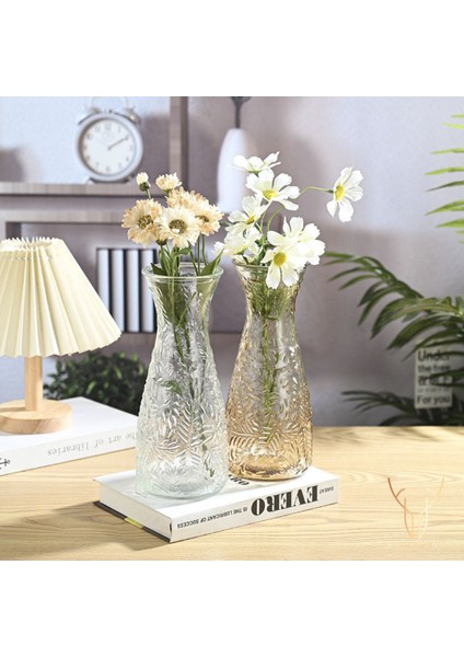 Çam Dalı Scandinavian Şeffaf Vazo - 22,5 cm