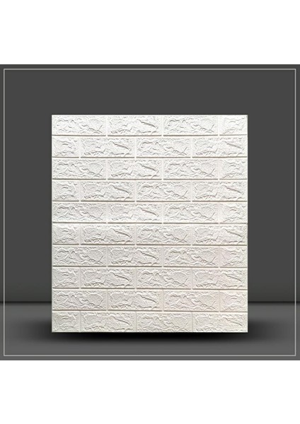 Kendinden Yapışkanlı Dekoratif Pratik 3D Foam Wallpaper Duvar Kağıdı Paneli