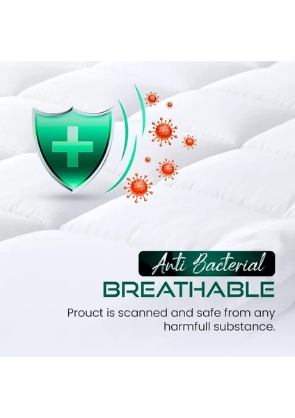 Pofuduk 1000 Gr, Dört Köşe Lastikli Uyku Pedi,boyun,kalça Ağrıları Olan Kişiler Için ,2 Adet Yastık Kılıfı Hediyeli.