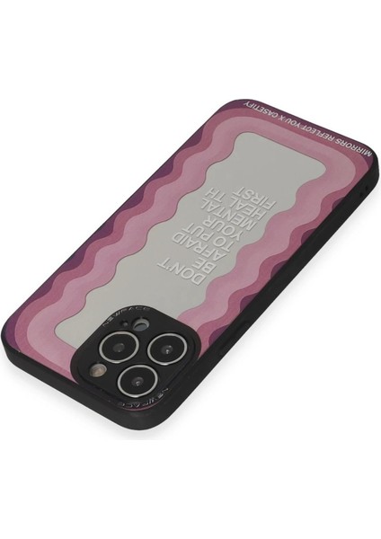 Newface iPhone 13 Pro Max Kılıf Mirror Desenli Kapak - Mirror - 11
