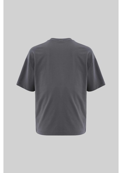 Erkek Mud Technical Printed Oversize Smoked Tişört modelleri