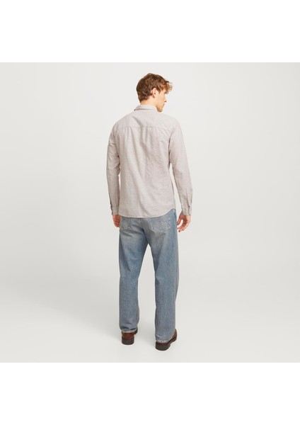 Slim Kalip Keten Karisimli Gömlek indirimleri