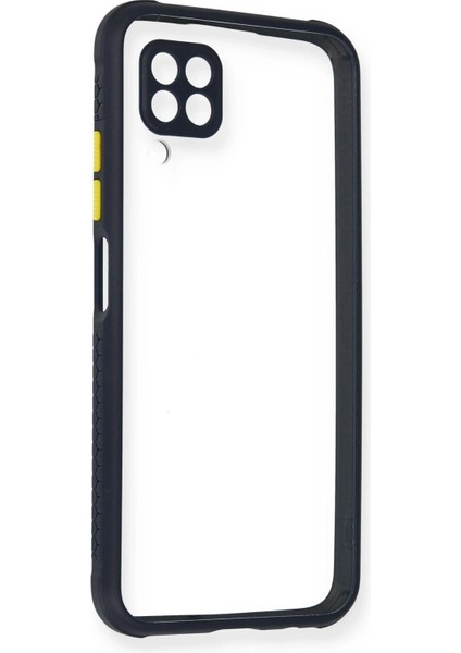 Newface Huawei P40 Lite Kılıf Miami Şeffaf Silikon - Lacivert