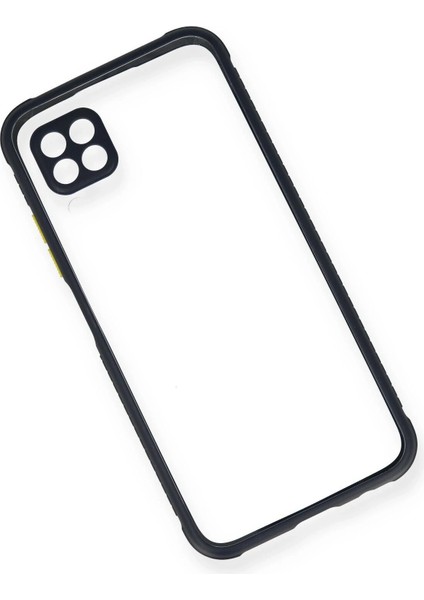 Newface Huawei P40 Lite Kılıf Miami Şeffaf Silikon - Lacivert modelleri