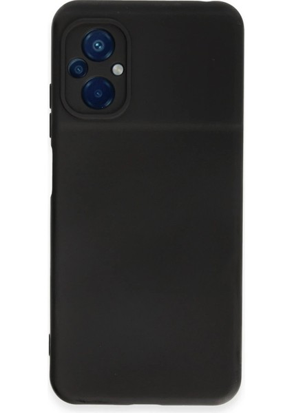 Newface Xiaomi Poco M5 Kılıf Nano Içi Kadife Silikon - Siyah