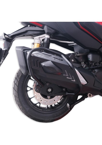 Honda Adv 350 2025 Uyumlu Egzoz Koruma Demiri Siyah fiyatları