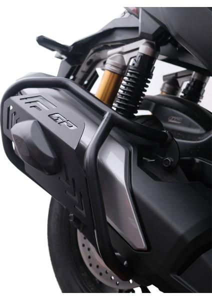 Honda Adv 350 2025 Uyumlu Egzoz Koruma Demiri Siyah modelleri