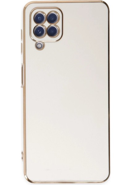 Newface Samsung Galaxy A12 Kılıf Volet Silikon - Beyaz fiyatları