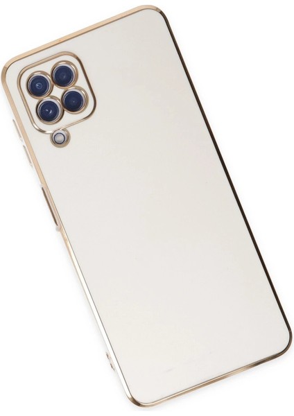 Newface Samsung Galaxy A12 Kılıf Volet Silikon - Beyaz modelleri