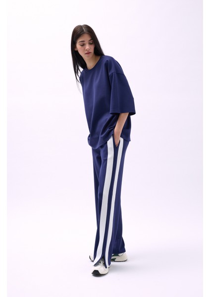 Yan Şeritli Lacivert Eşofman Altı fiyatları