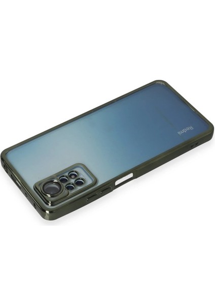 Newface Xiaomi Redmi Note 11 Pro Kılıf Razer Lensli Silikon - Yeşil modelleri