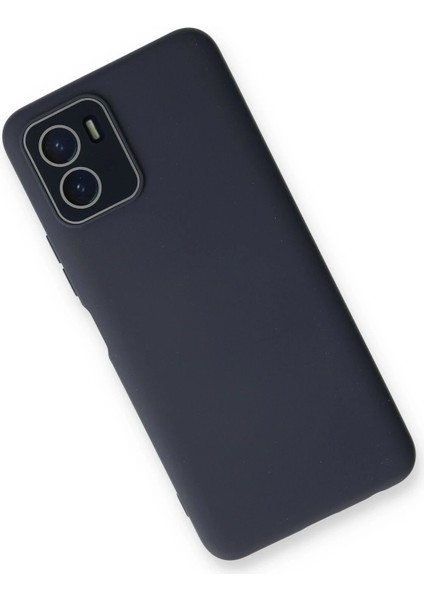 Newface Vivo Y15S Kılıf Lansman Glass Kapak - Lacivert fiyatları
