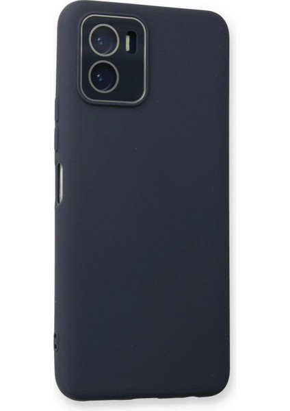 Newface Vivo Y15S Kılıf Lansman Glass Kapak - Lacivert modelleri