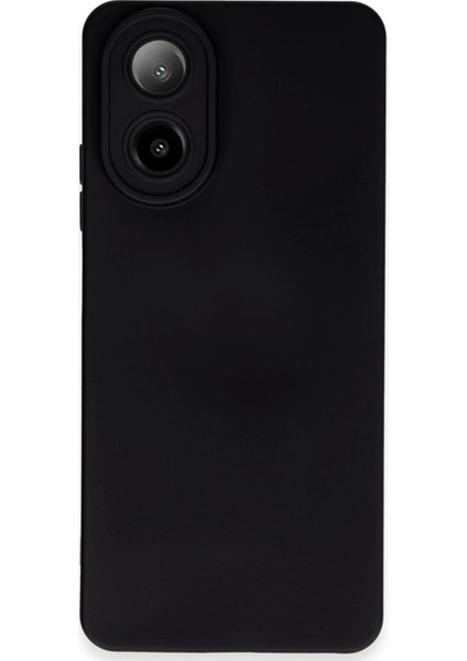 Newface Oppo A38 Kılıf Nano Içi Kadife Silikon - Siyah