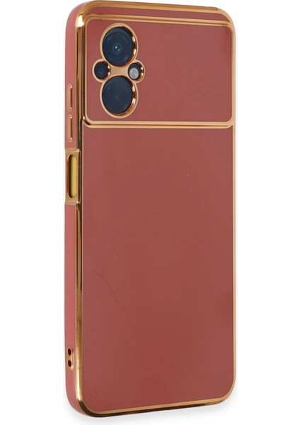 Newface Xiaomi Poco M5 Kılıf Volet Silikon - Kırmızı