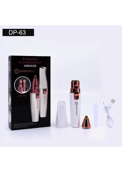 Dempower 2 Başlıklı Epilasyon Cihazı