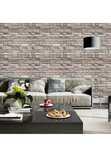 Kahve Köpüğü 3D Kendinden Yapışkanlı Duvar Kağıdı Paneli NW46 fiyatları