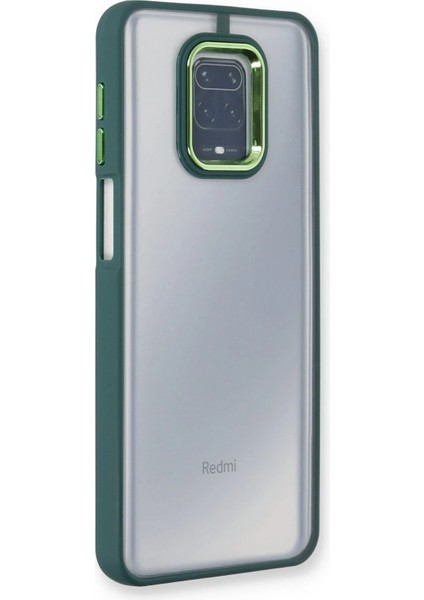 Newface Xiaomi Redmi Note 9 Pro Kılıf Dora Kapak - Haki Yeşil