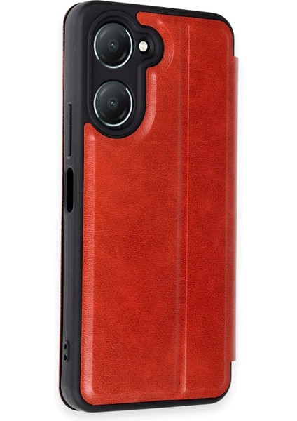 Newface Vivo Y18 Kılıf Flip Cover - Kırmızı fiyatları
