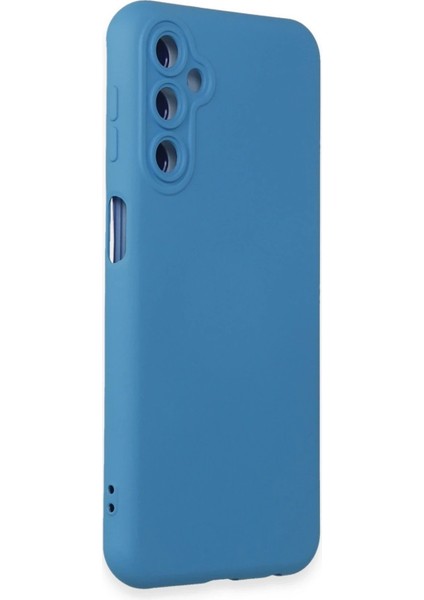 Newface Samsung Galaxy M14 5g Kılıf Nano Içi Kadife Silikon - Mavi fiyatları