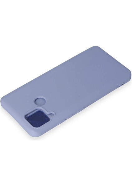 Newface Realme C15 Kılıf Nano Içi Kadife Silikon - Lila modelleri