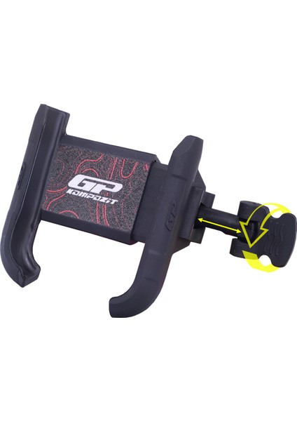 TTR05 Universal Telefon Tutucu Siyah - Kırmızı fırsatları