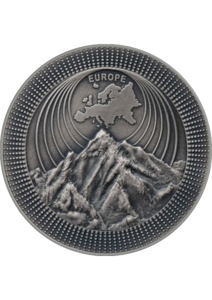 Agakulche Mont Blanc Dark 2021 Gümüş sikke coin