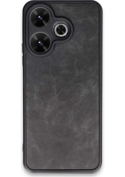 Newface Xiaomi Redmi 13 4g Kılıf Aras Deri Kapak - Siyah