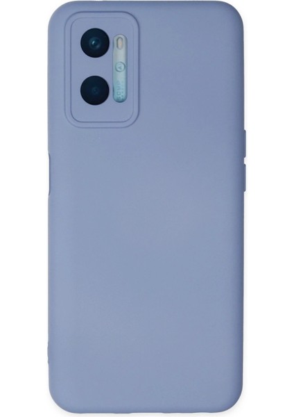 Newface Oppo A96 Kılıf Nano Içi Kadife Silikon - Lila