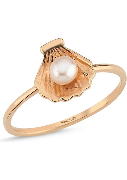 Istiridye Doğal Inci Yüzük