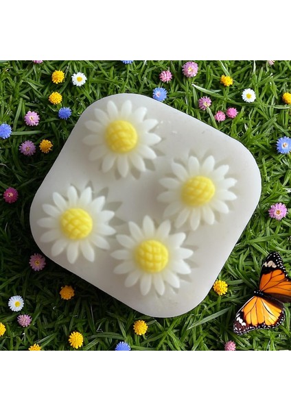 4 Lü Papatya Silikon Kalıp fırsatları